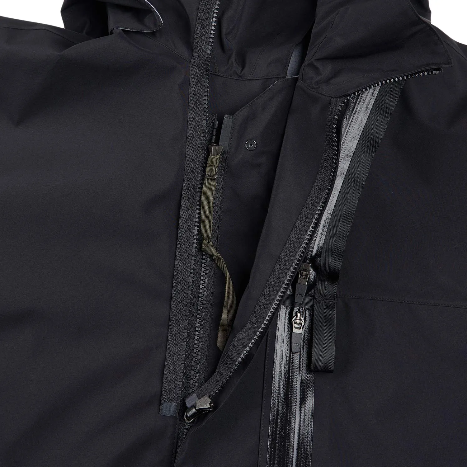 acronym j115-gt 3l gore-tex pro interops parka (black / silver)