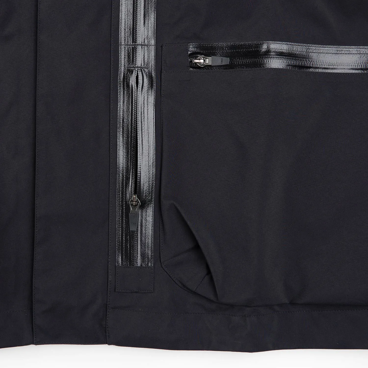 acronym j115-gt 3l gore-tex pro interops parka (black / silver)