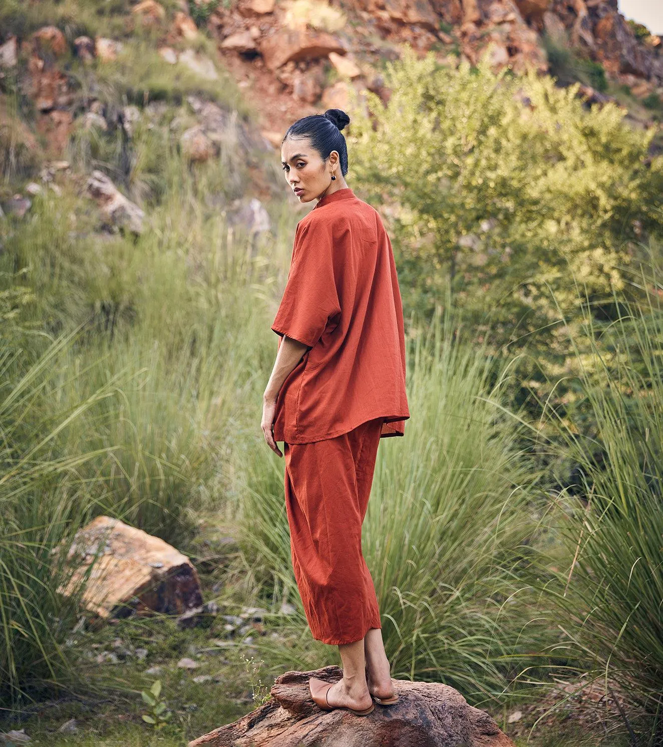 Beyond The Rays Dhoti Skirt Co-ord Set
