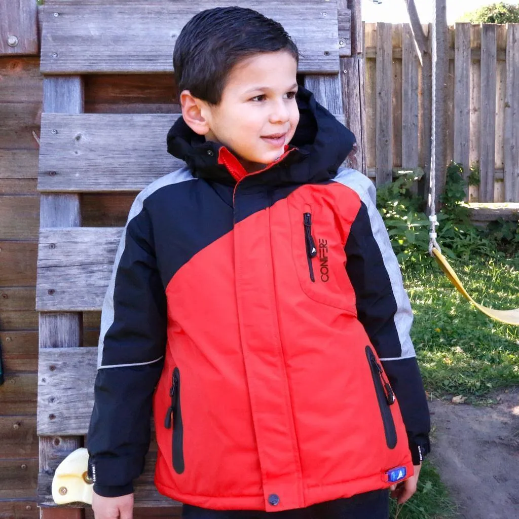 Conifere Flash Boys Snowsuit Set - Red