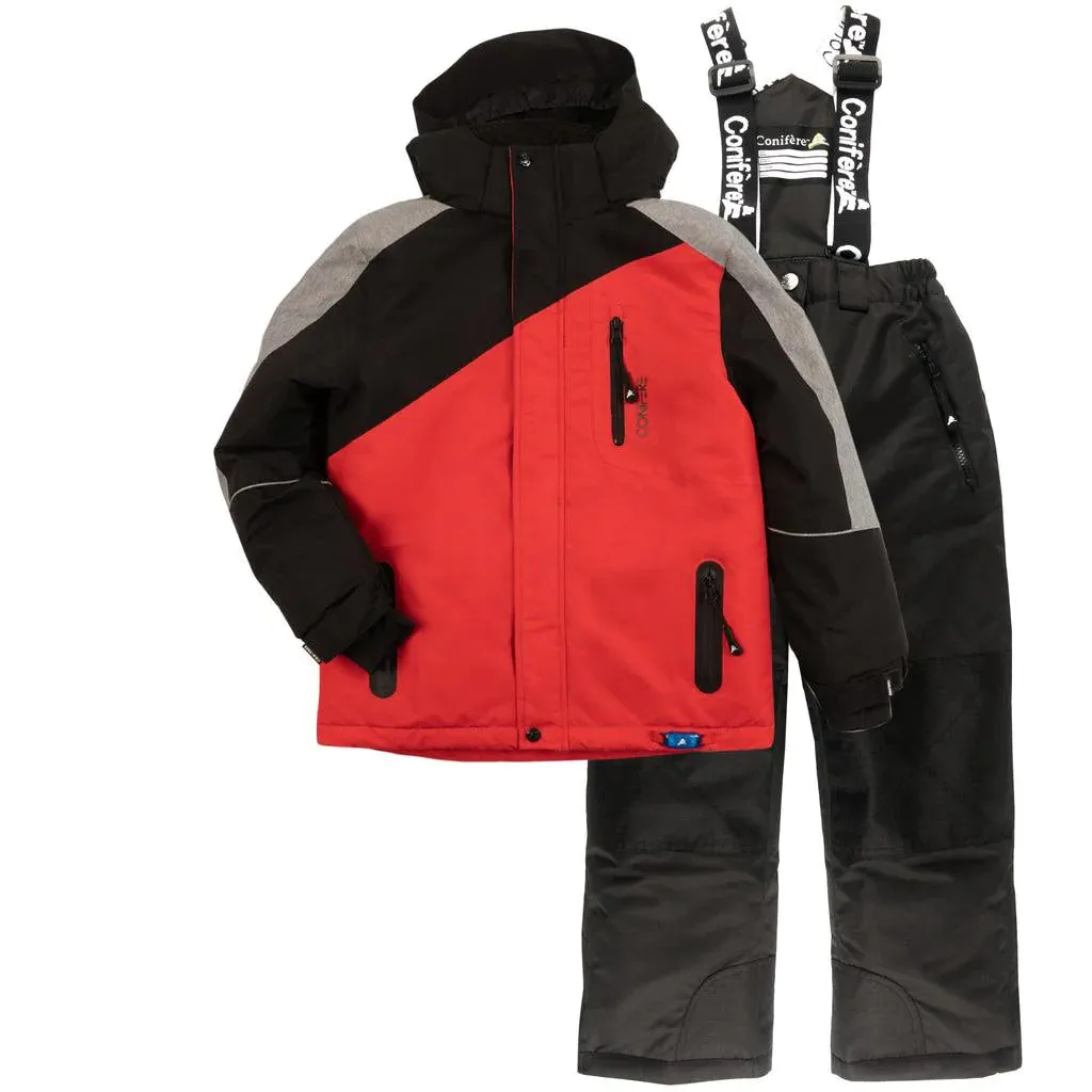 Conifere Flash Boys Snowsuit Set - Red
