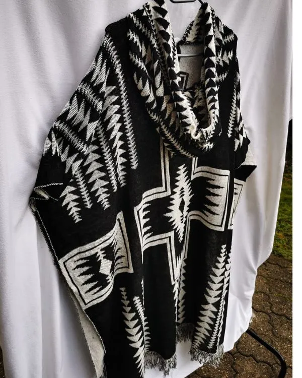 Herren Kapuzen Poncho Carlo