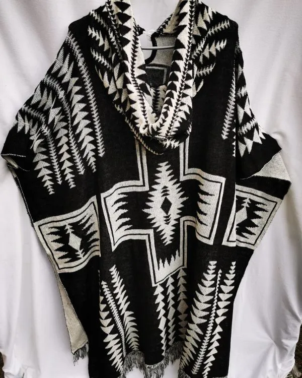 Herren Kapuzen Poncho Carlo
