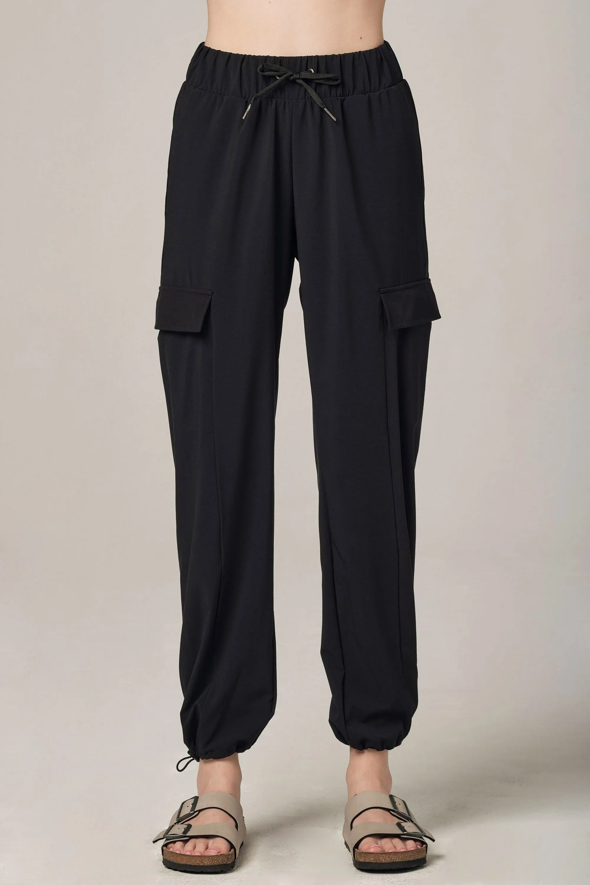 Loosen Up Black Jogger