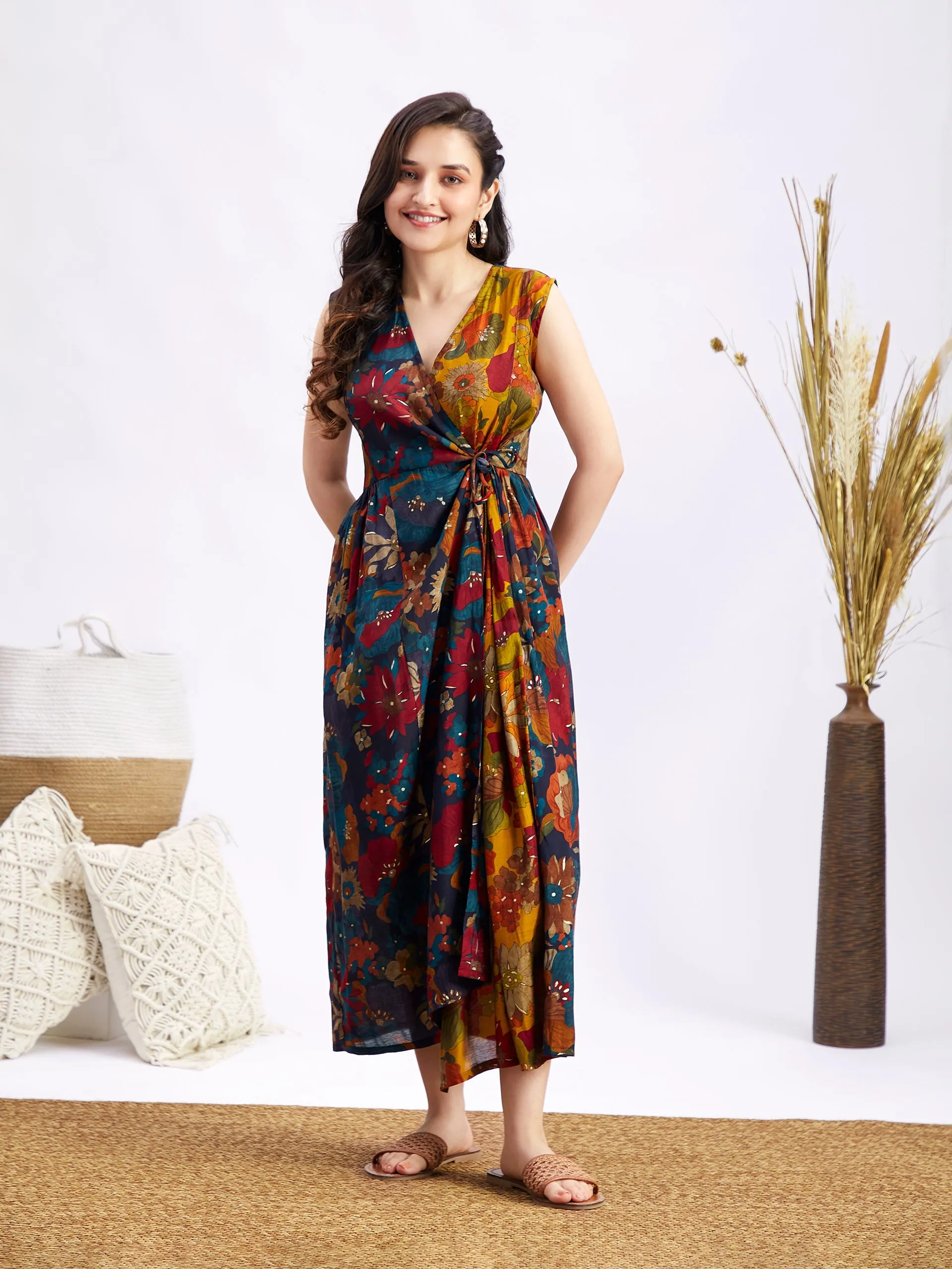 MEN WOMEN 36 - 42 Multi Color Base Blue Cotton blend Men's:Kurta Pyjama Set  Women's:Kurta Set