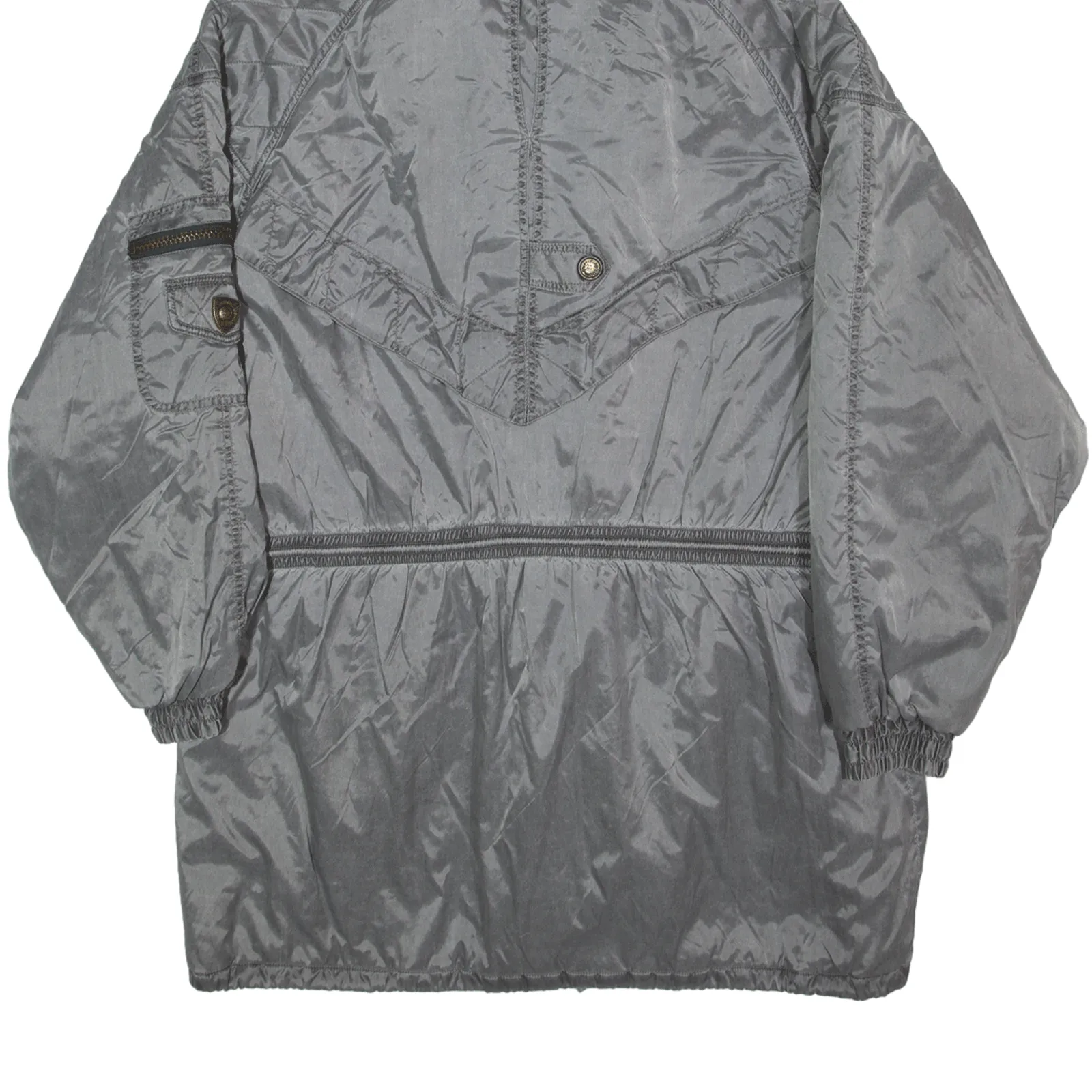 MEXCAN Insulated Parka Coat Grey Mens L