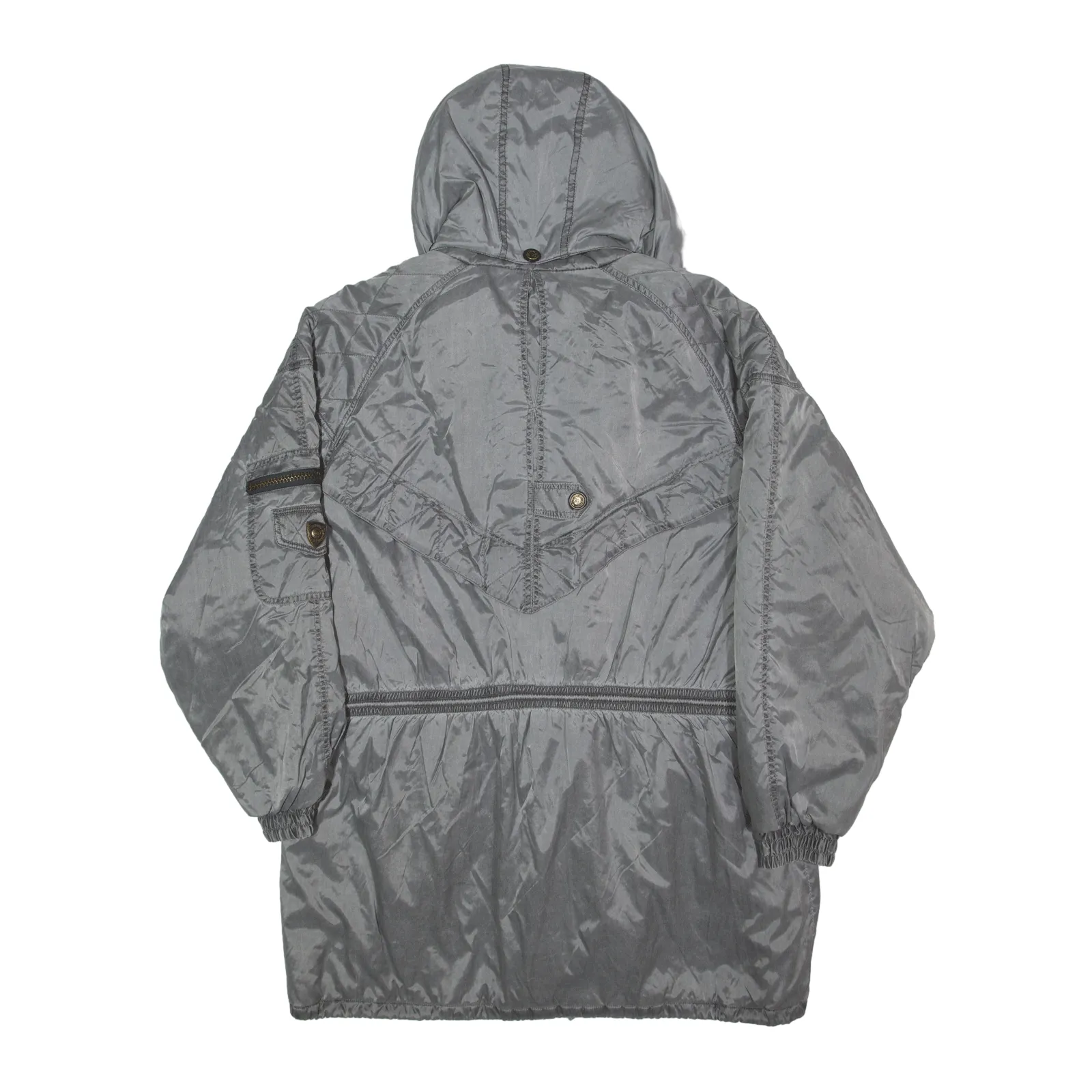 MEXCAN Insulated Parka Coat Grey Mens L