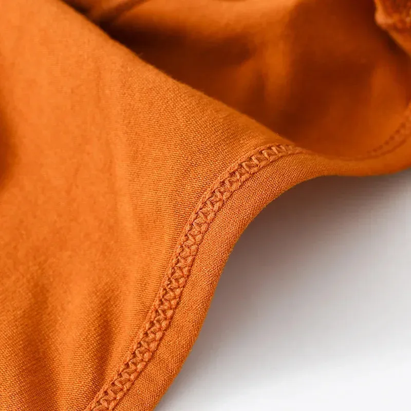 Solid Cotton Polyester Low Rise Brief