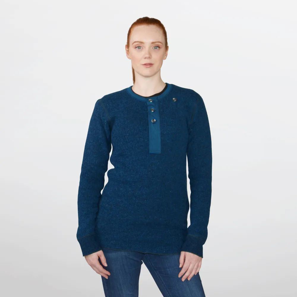 Stanfield's Long Underwear Wool Top Henley Womens🍁