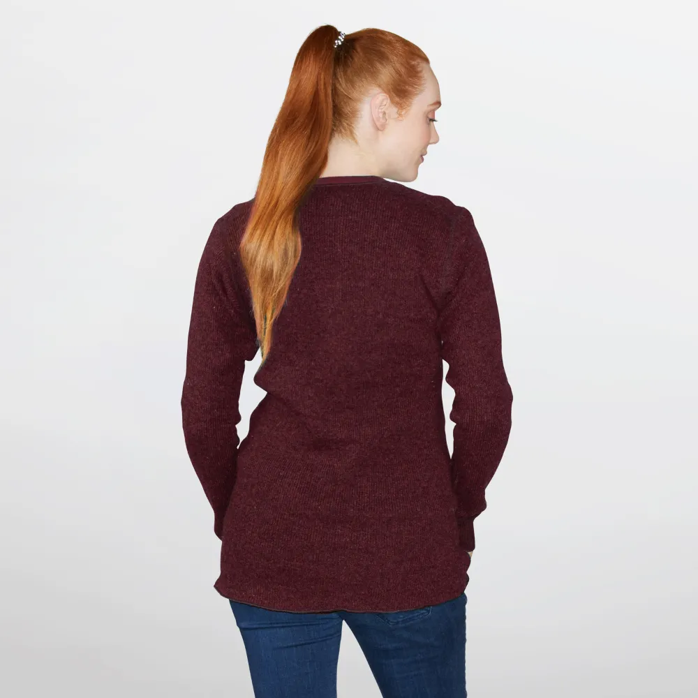 Stanfield's Long Underwear Wool Top Henley Womens🍁