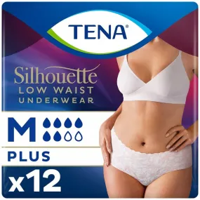 TENA Silhouette Incontinence Pants Plus Low Waist White Medium x 60 (12 x 5)