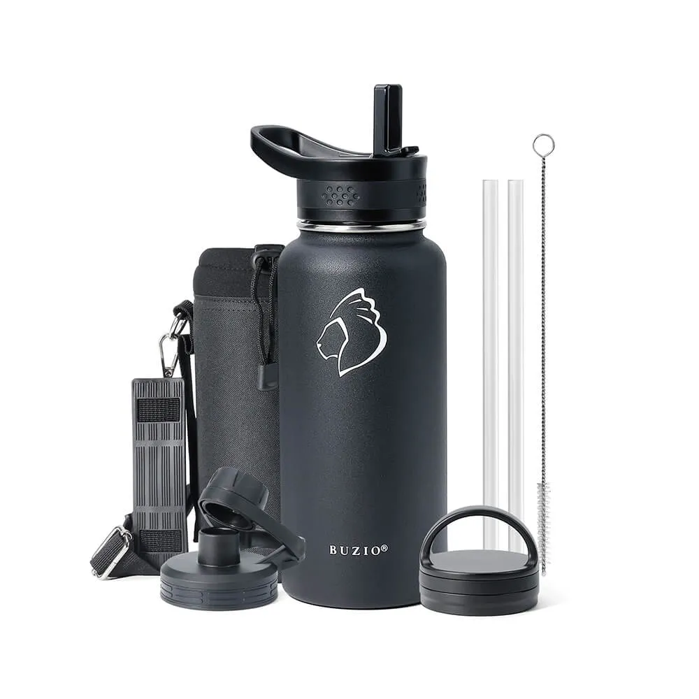 Trio Series Insulated Water Bottle with 3 Lids | 32oz - 64oz