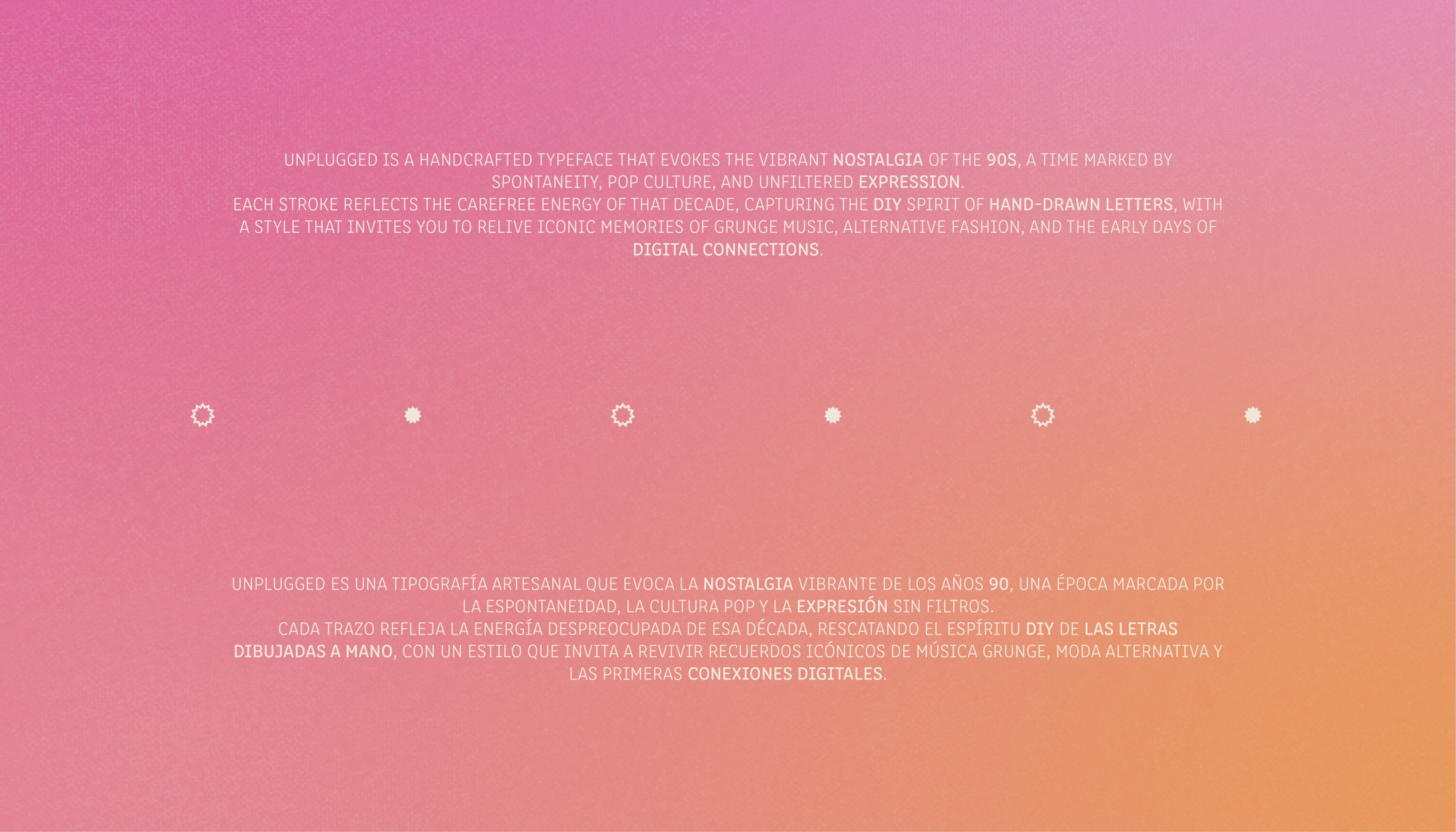 Unplugged 'Pop' - Free Display Font