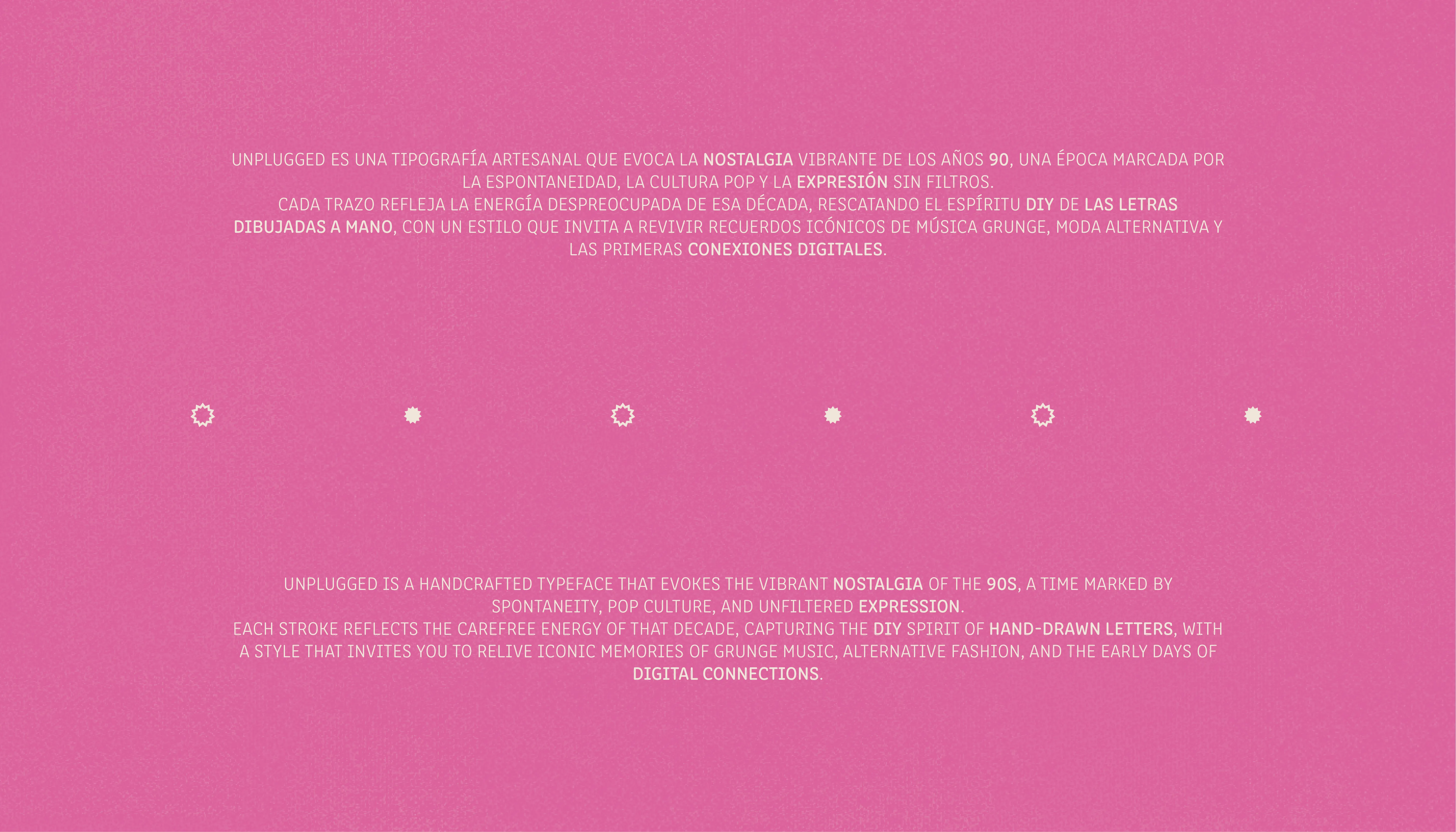 Unplugged 'Pop' - Free Display Font