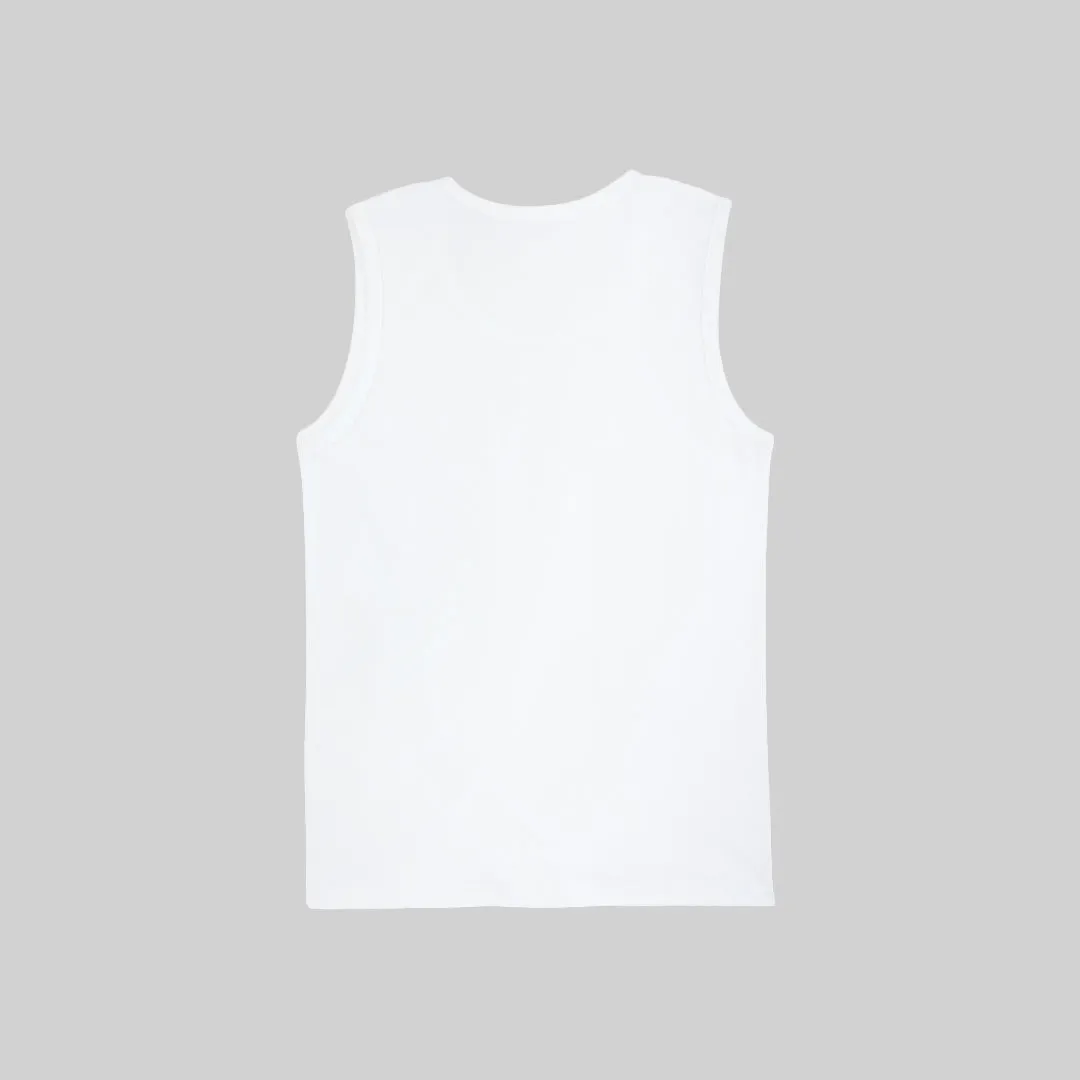 White Underwear & Vest Set