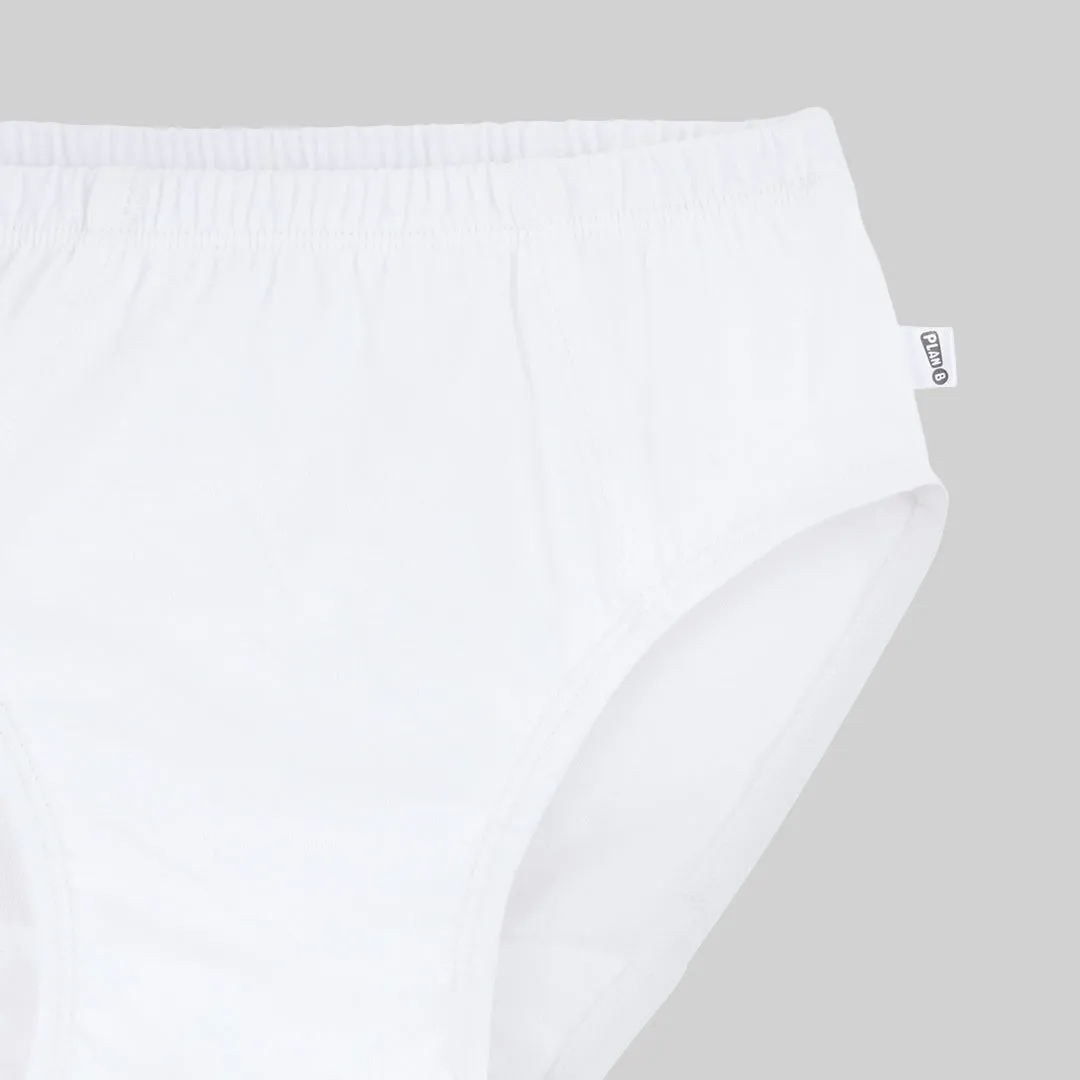White Underwear & Vest Set
