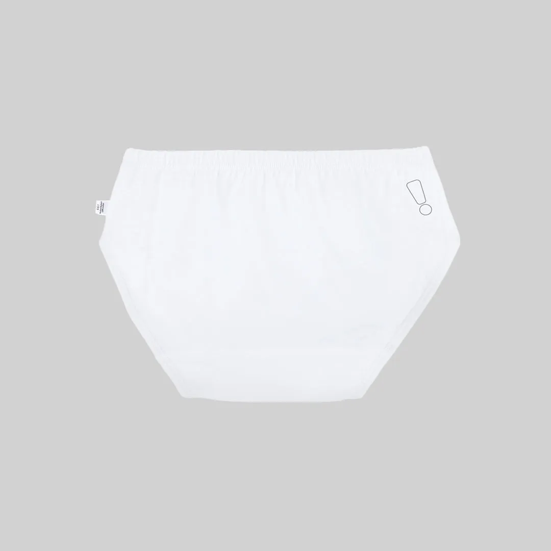 White Underwear & Vest Set