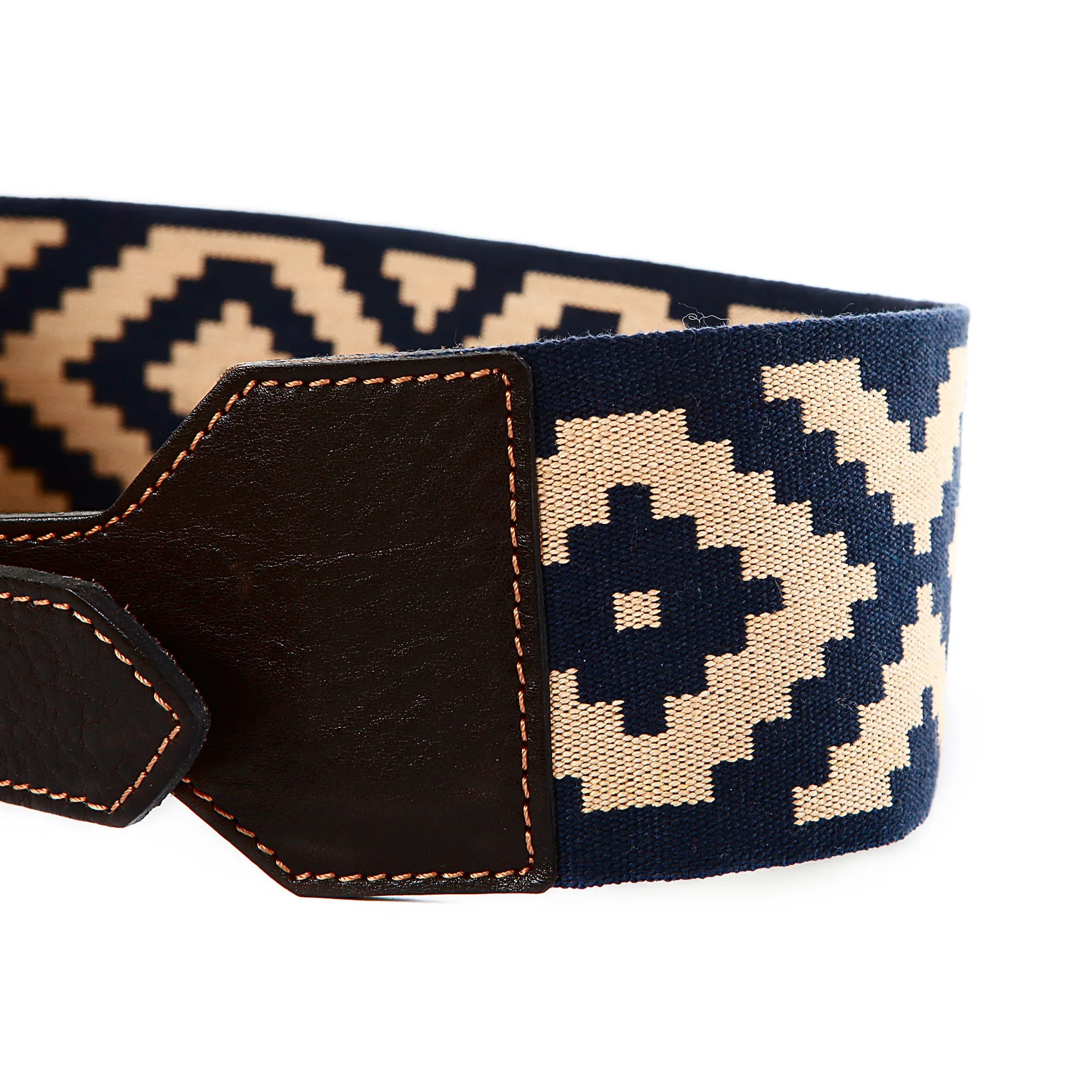 Woven Pampa Belt w/ Leather Cinch