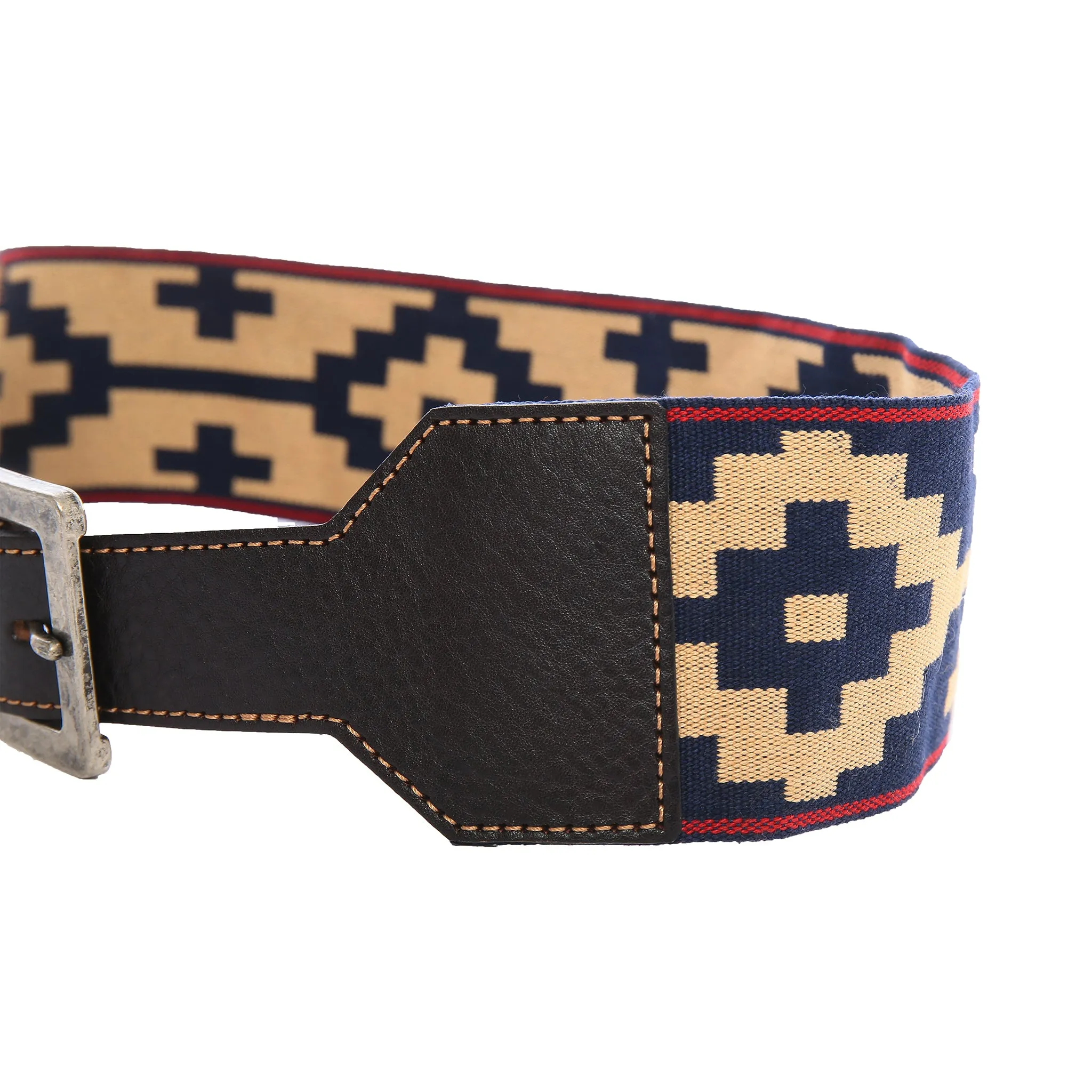 Woven Pampa Belt w/ Leather Cinch